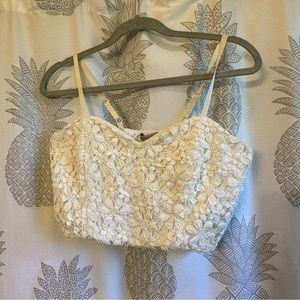 Charlotte Russe Floral Crop Top